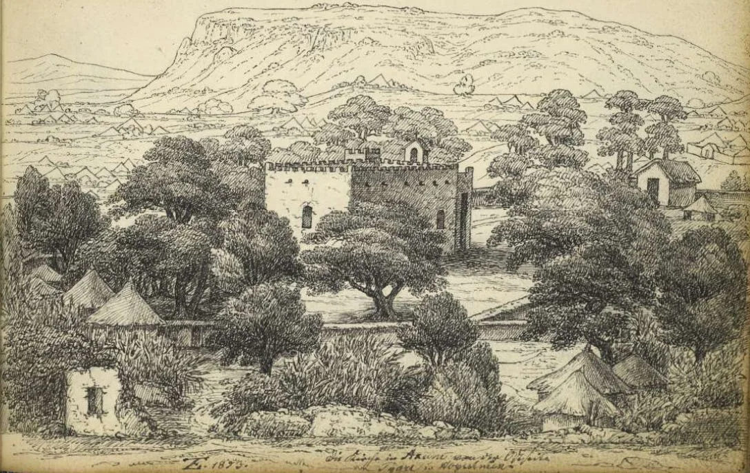 19th-century depiction of St Mary Of Zion Cathedral. Source