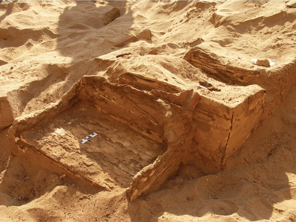 Ancient Crates from Wadi Gawasis. Source: MERSA/WADI GAWASIS AND ANCIENT EGYPTIAN MARITIME TRADE IN THE RED SEA, pg 9.