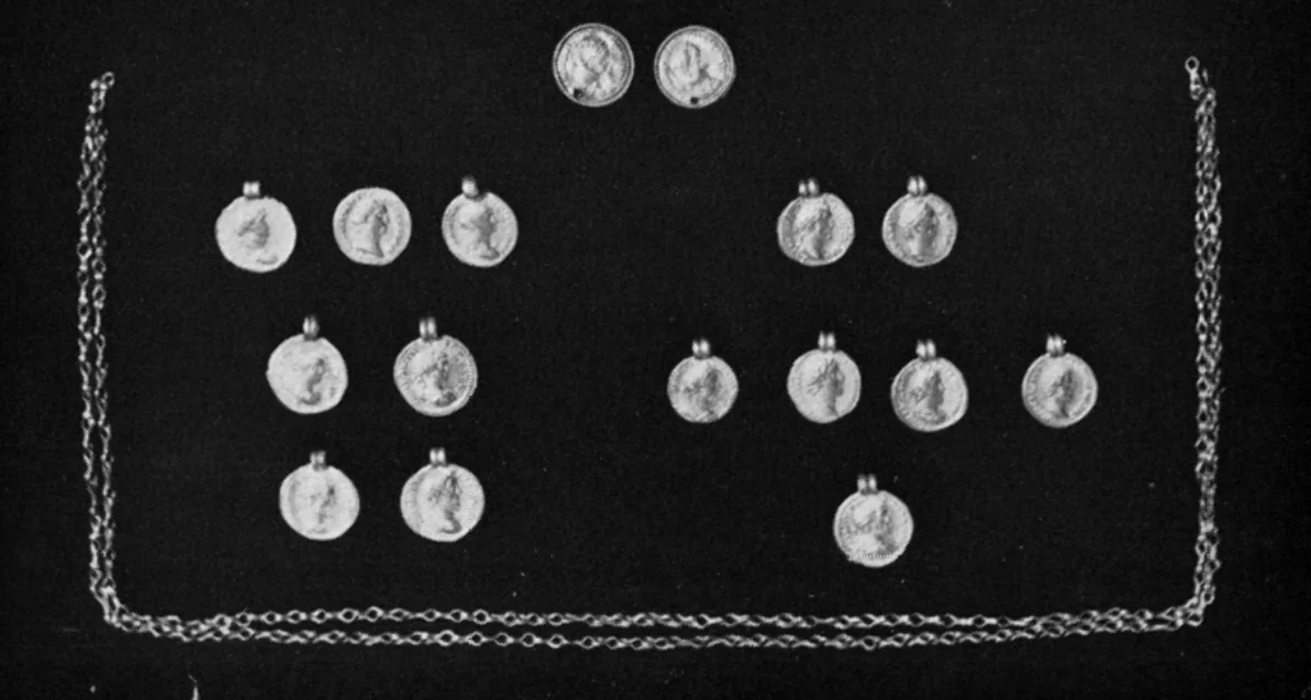 2nd and 3rd-century Roman coins found at Matara (Source)