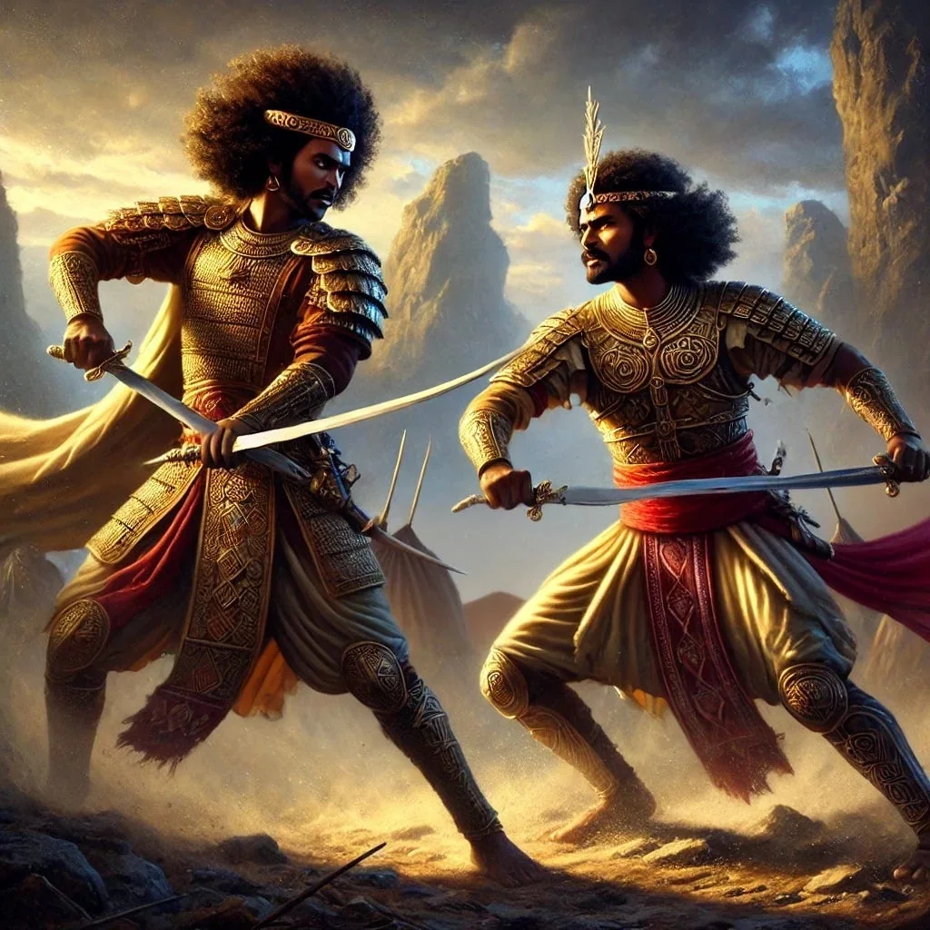 Duel Between Prince Ariat & Abraha. (Own Work)