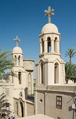 Wadi Natrun Monastery of al-Baramous (Deir el-Paromeos). (Source)