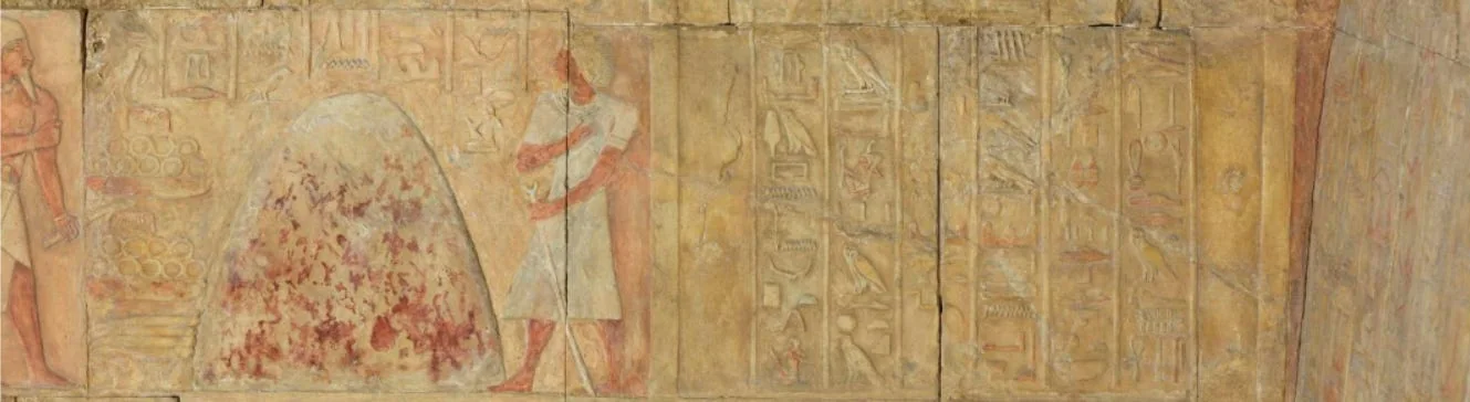 Ancient Egyptian official Nehisi alongside his Tent. Source