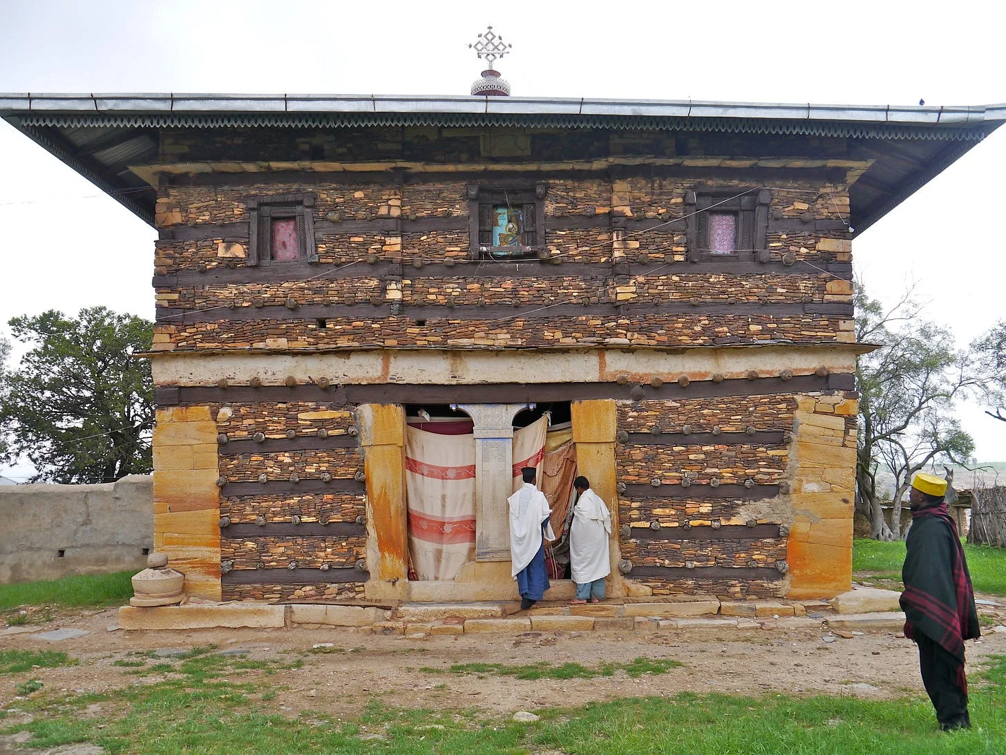 Western Entrance Of Enda Abba Argawi Church. Source