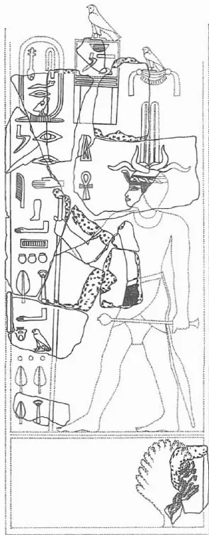Pharaoh Sneferu with fresh Incense. Source: SAHURE – THE PYRAMID CAUSEWAY HISTORY AND DECORATION PROGRAM IN THE OLD KINGDOM, pg 70