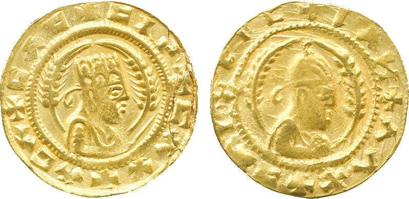 Gold Coin with a side portrait of Emperor Eon. (Source)
