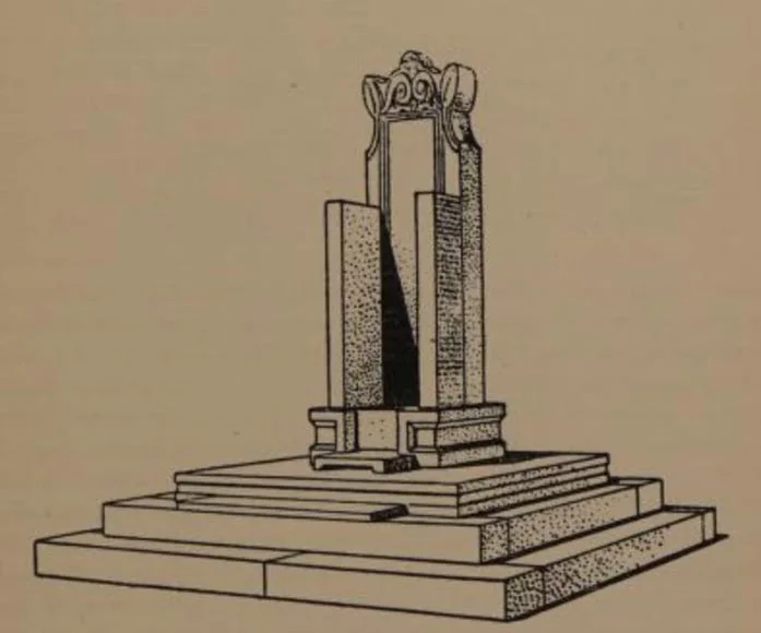 Recreation Of Ezana’s Throne by German Archaeological Historian - Source: Ethiopia by Doresse, Jean (pg, 59)