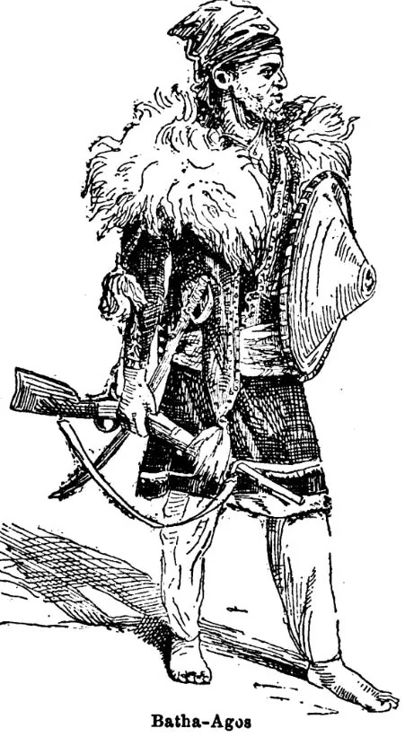 Bahta Ḥagos in traditional military attire. Source: LA GUERRA IN AFRICA by Vico Mantegazza, pg 253