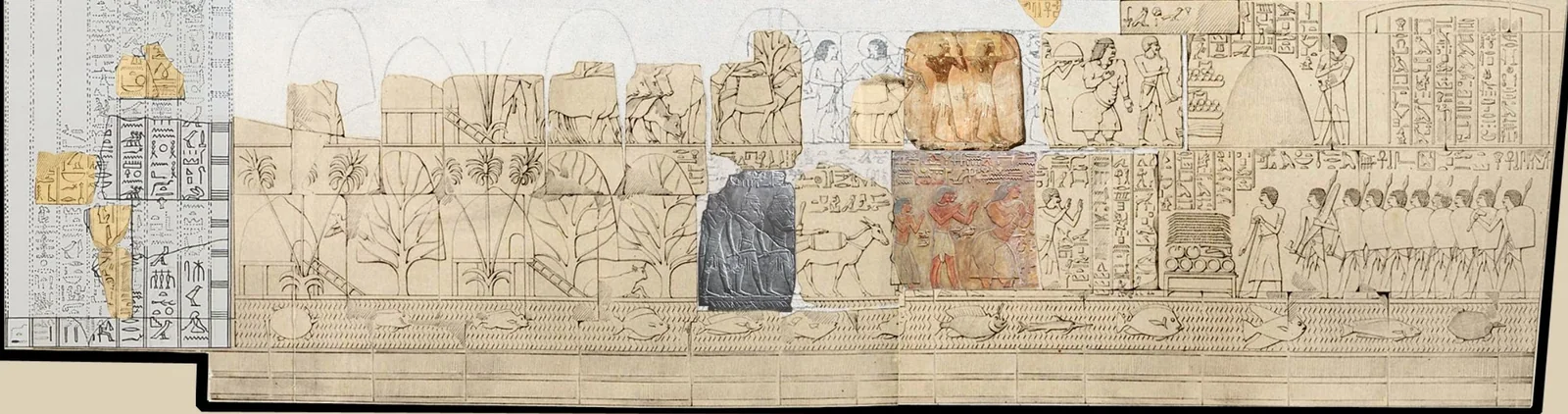 The Ancient Egyptians arrive at Punt and meet the Chief & His Wife. Source: Discourse on the Historical and Contemporary Importance of Queen Hatshepsut’s Punt Expedition, page 28.