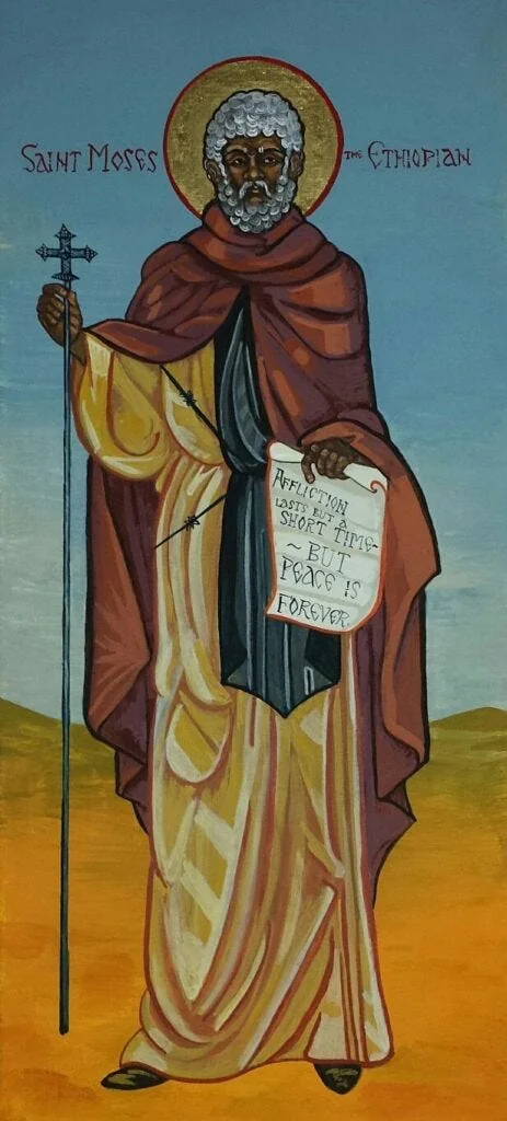 Iconography Of Saint Moses. (Source)