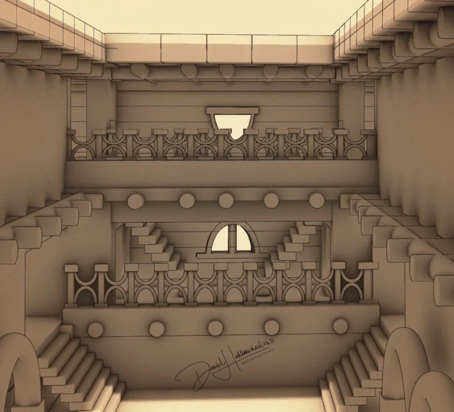Adulis Court House, Interior Reconstruction by Dr Daniel Habtemichael