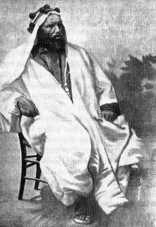 Ras Alula Éngéda in “arab uniform”. Source