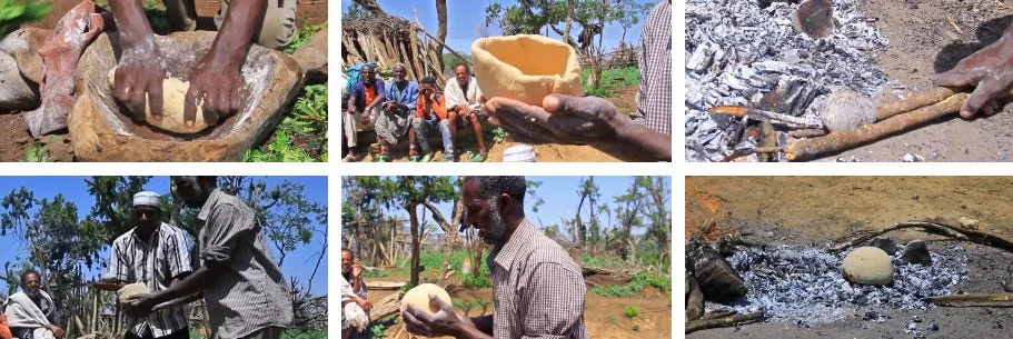 The steps in making Birkuta. (Source)