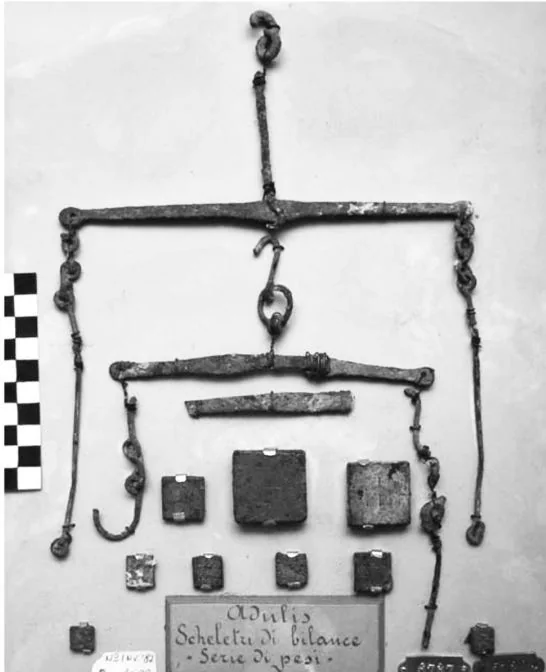Copper Scales Found at Adulis. Source: The Ancient Red Sea Port of Adulis and the Eritrean Coastal Region, pg 78.