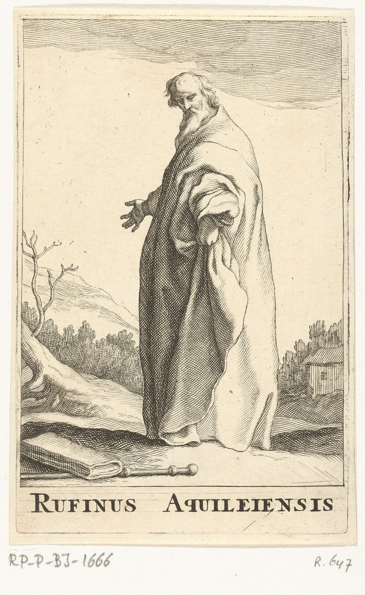 Depiction of Rufinus by Bloemaert, Frederick. (Source)