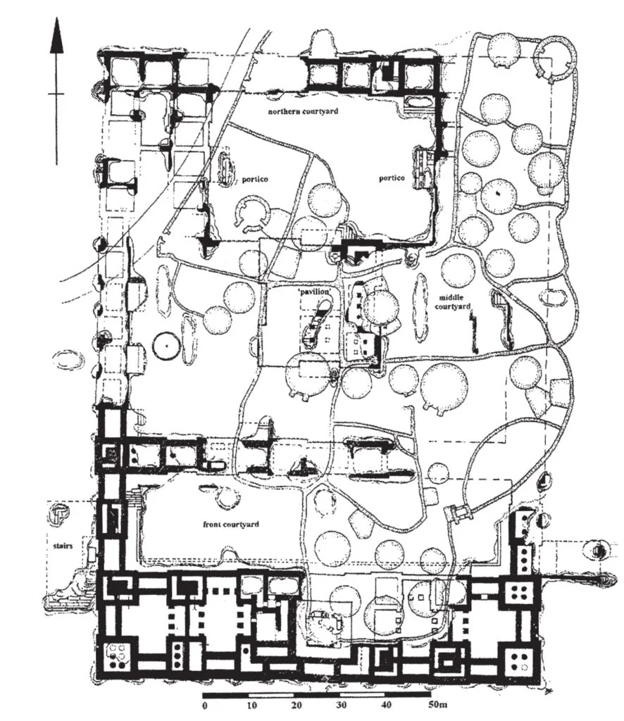 Plan Of Ta'akha Maryam. Source: Foundations of an African Civilization, pg 89