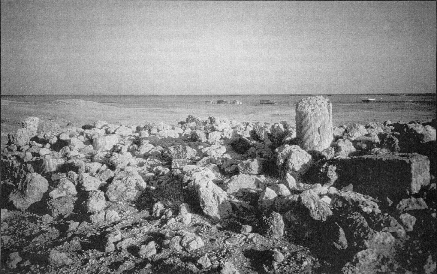 Possible Spiral column in the Aksumite building (Source: Dahlak Kebir, Eritrea: From Aksumite to Ottoman. Timothy Insoll, Figure 5).
