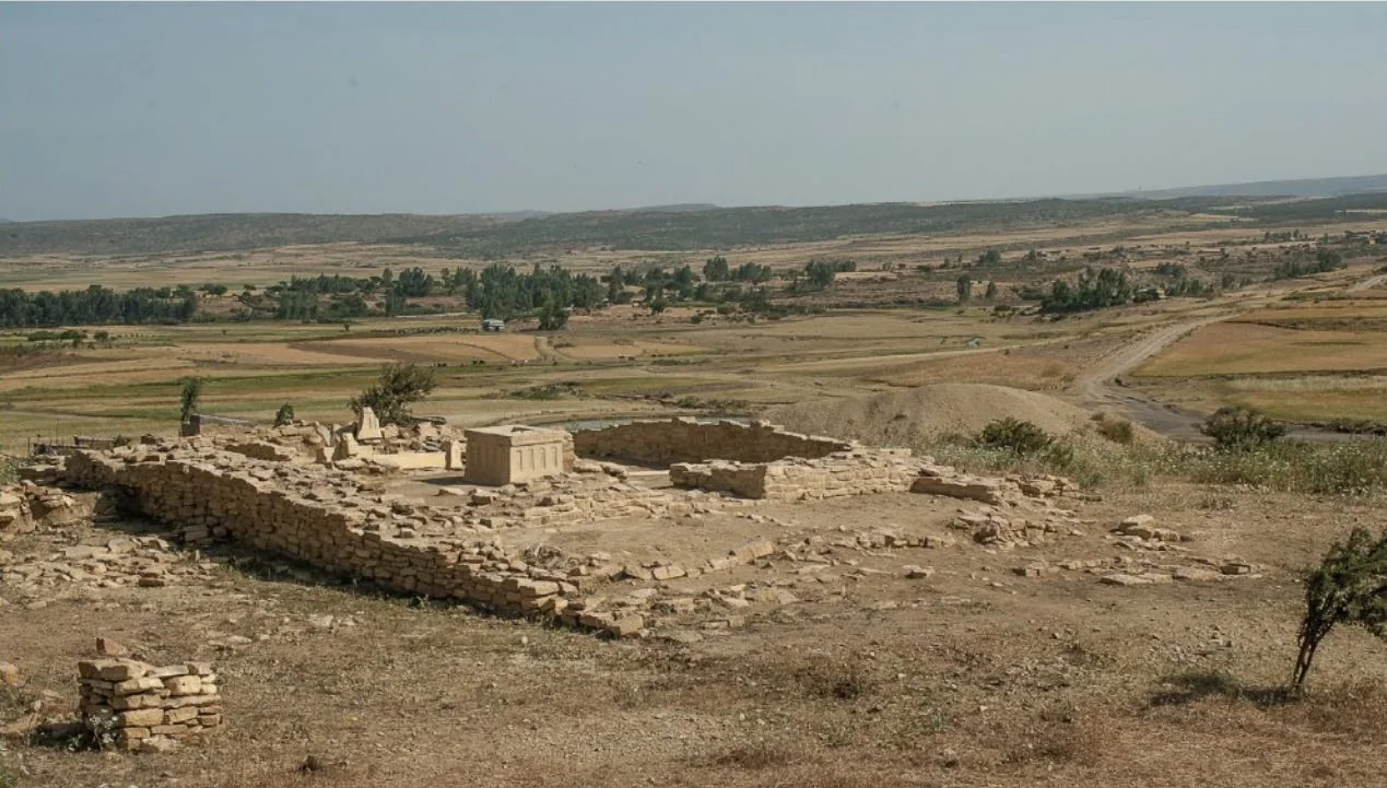 Ruins Of Almaqah Temple At Meqaber Ga’ewa. Source: The Almaqah Temple of Wuqro in Tigrai/Ethiopia, pg 15.