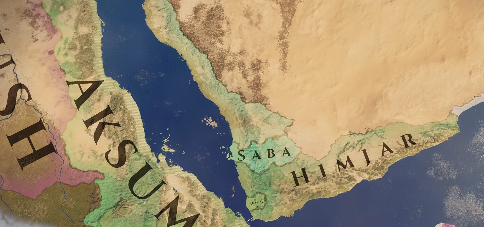 Aksumite Empire & Its Colonies on the Himyarite coast (~240AD). Own work