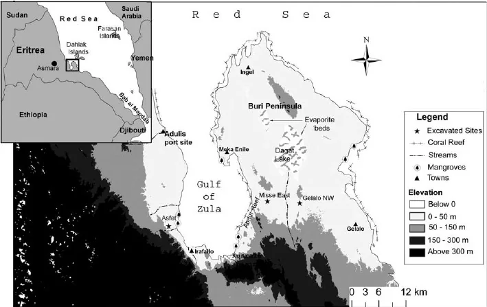 Map of the Gulf Of Zula. Source