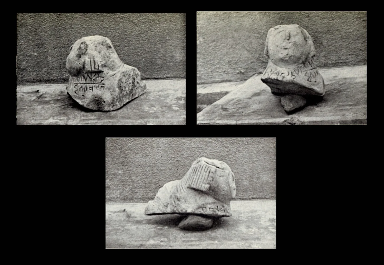 A Minature Sphinx Like Object, With The Inscription “Hḥlny, son of Dfʾm, dedicated to Hbs¹”, Found In Senafe, Eritrea. Source