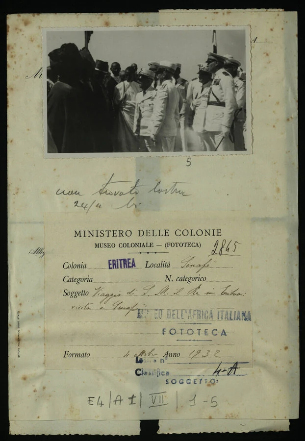 Visita a Senafé. 4/10/32