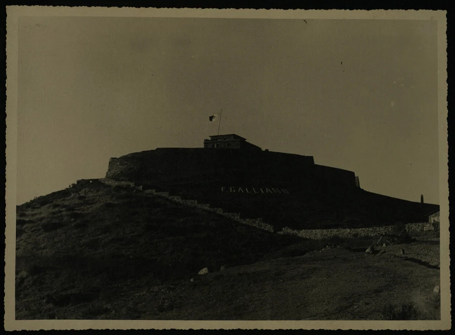Macallè. Il Forte "Galliano" (ricostruito come era nel 1895). 1939