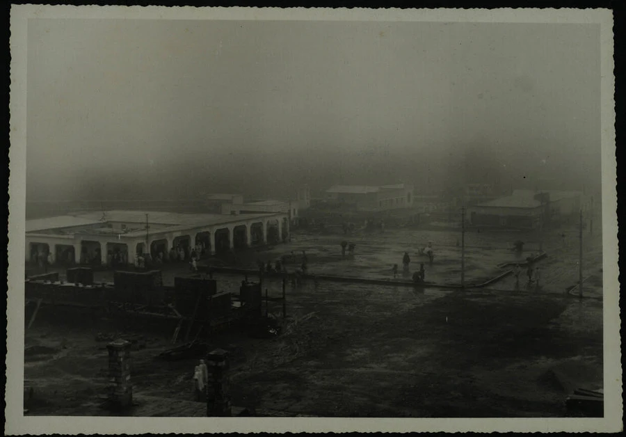 Laboratorio Fotografico Governatoriale dell'Eritrea. Enda Selassié. Panorama in un giorno di pioggia. [anni '30)