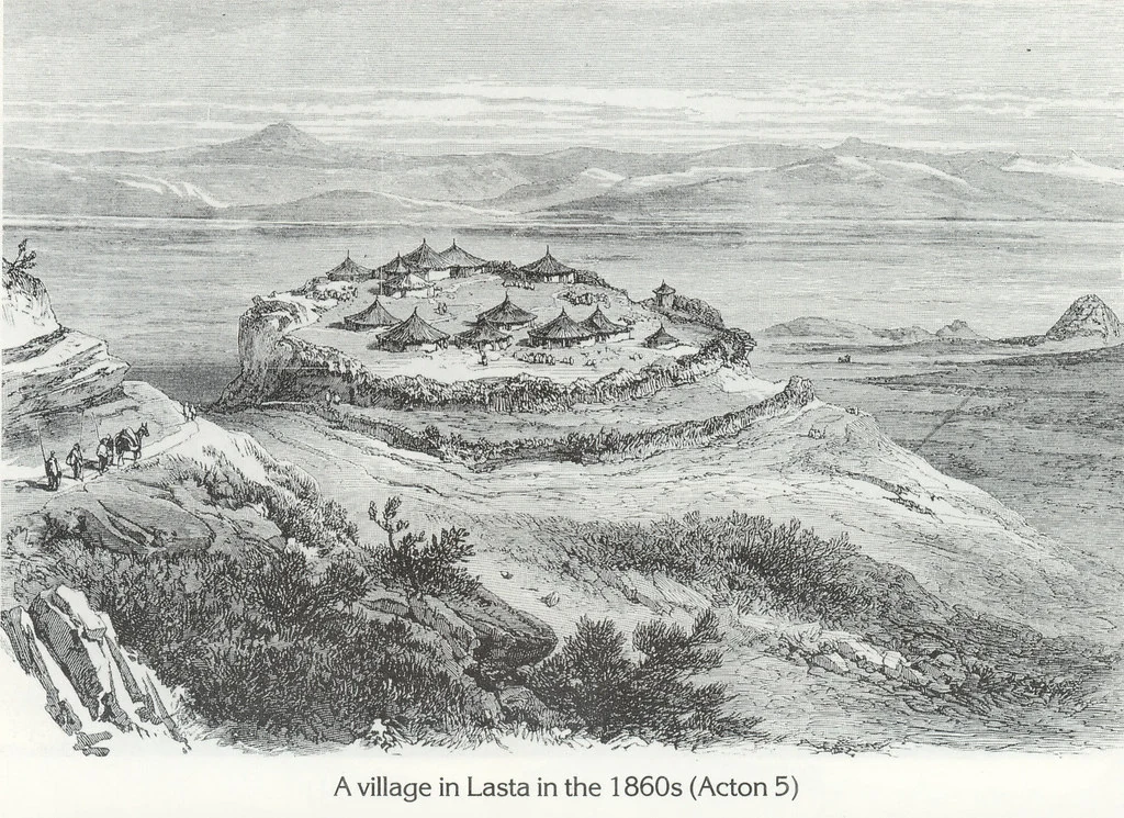 A village in Lasta in the 1860s (Acton 5)