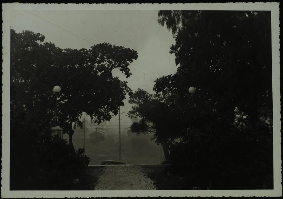 Laboratorio Fotografico Governatoriale dell'Eritrea. Enda Selassié. Panorama in un giorno di pioggia. [anni '30)