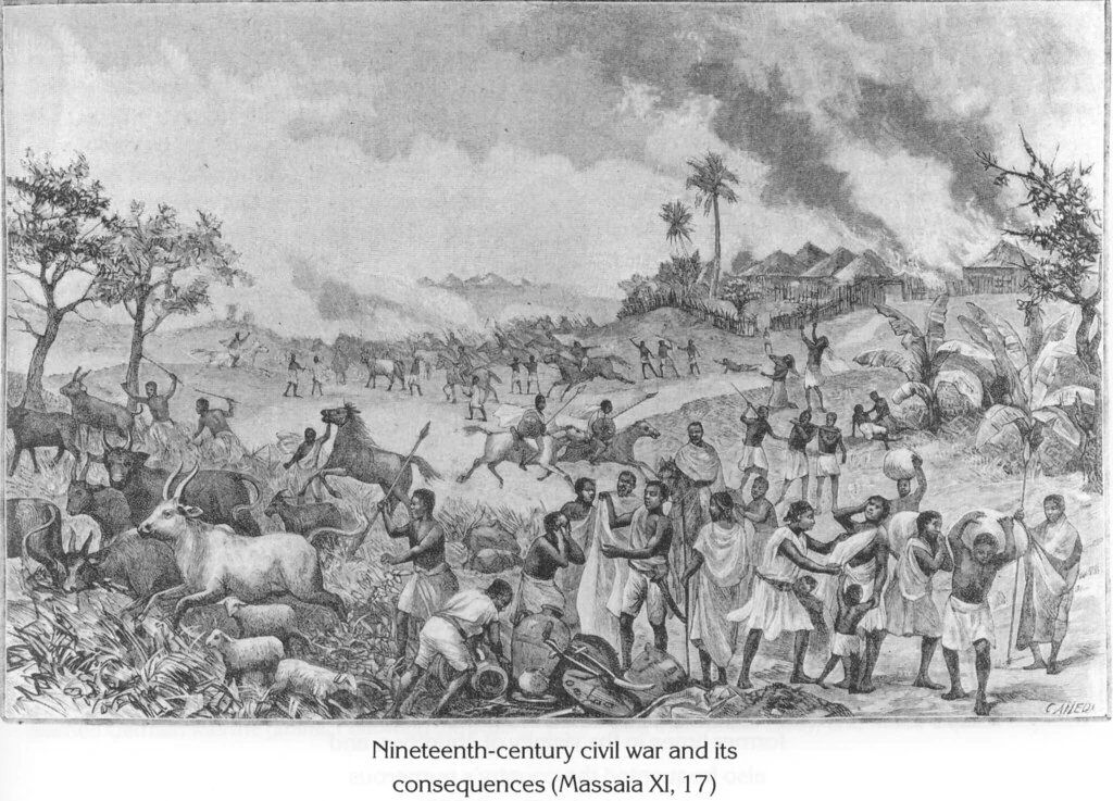 Nineteenth-century civil war and its consequences (Massaia XI, 17)