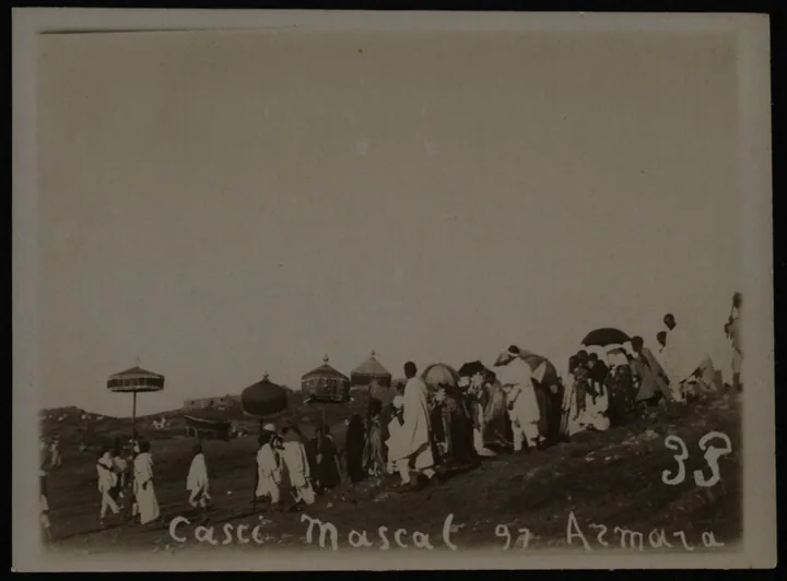 S. Raggi (?). Mascal ad Asmara e preti copti