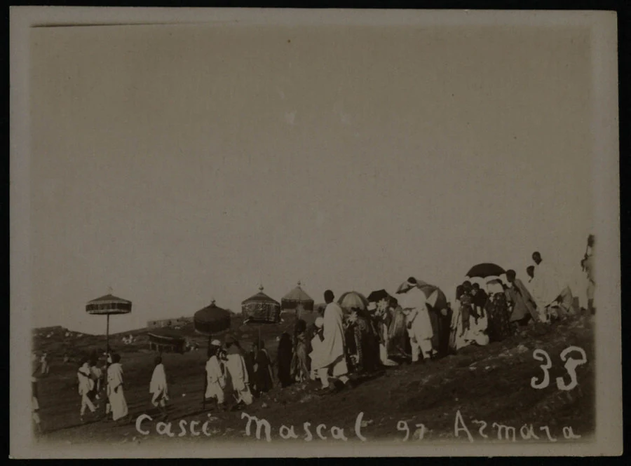 S. Raggi (?). Mascal ad Asmara e preti copti