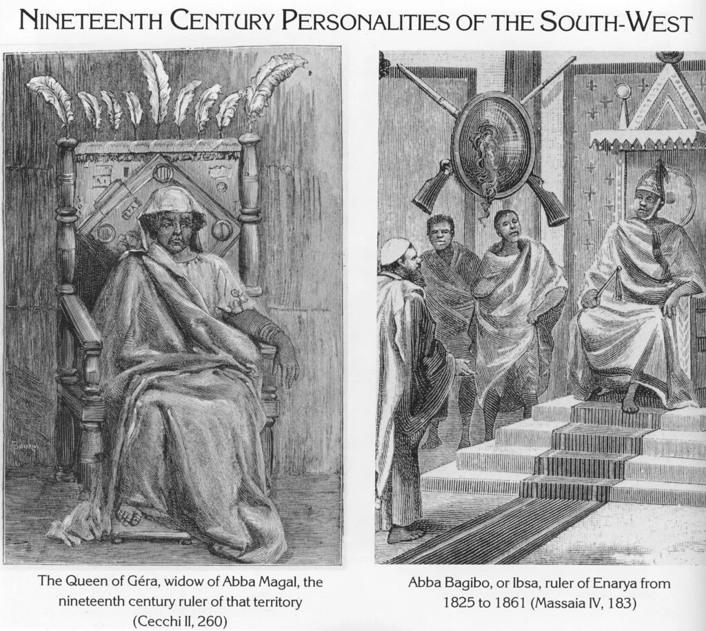 The Queen of Géra, widow of Abba Magal, the nineteenth century ruler of that territory (Cecchi II, 260)