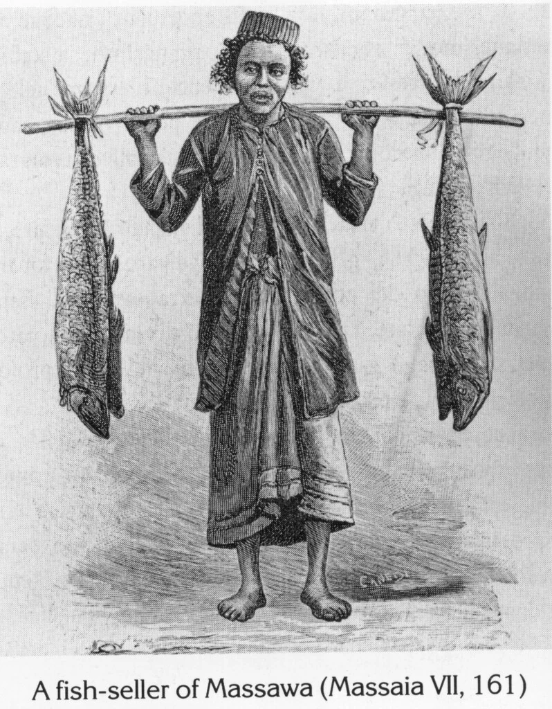 A fish-seller of Massawa (Massaia VII, 161)