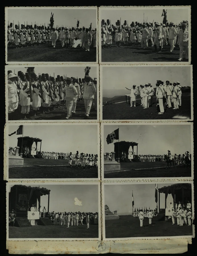 Visita al Monumento ai Caduti di Adua. 2/10/32