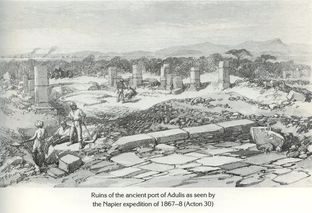 Ruins of the ancient port of Adulis as seen by the Napier expedition of 1867–8 (Acton 30)