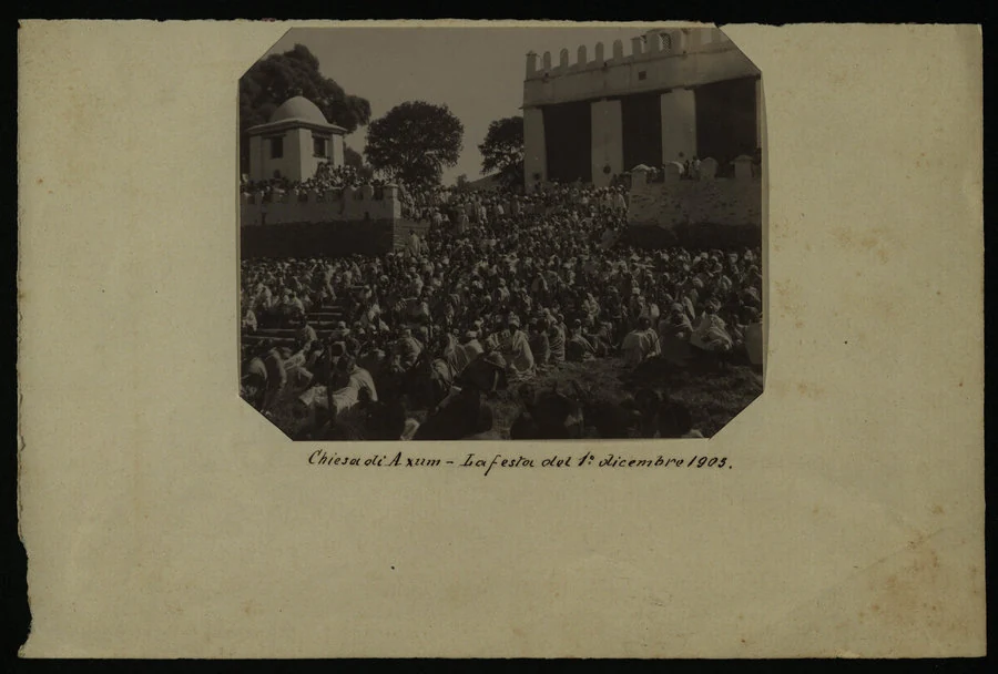 Chiesa di Axum. La festa del 1° dicembre 1905