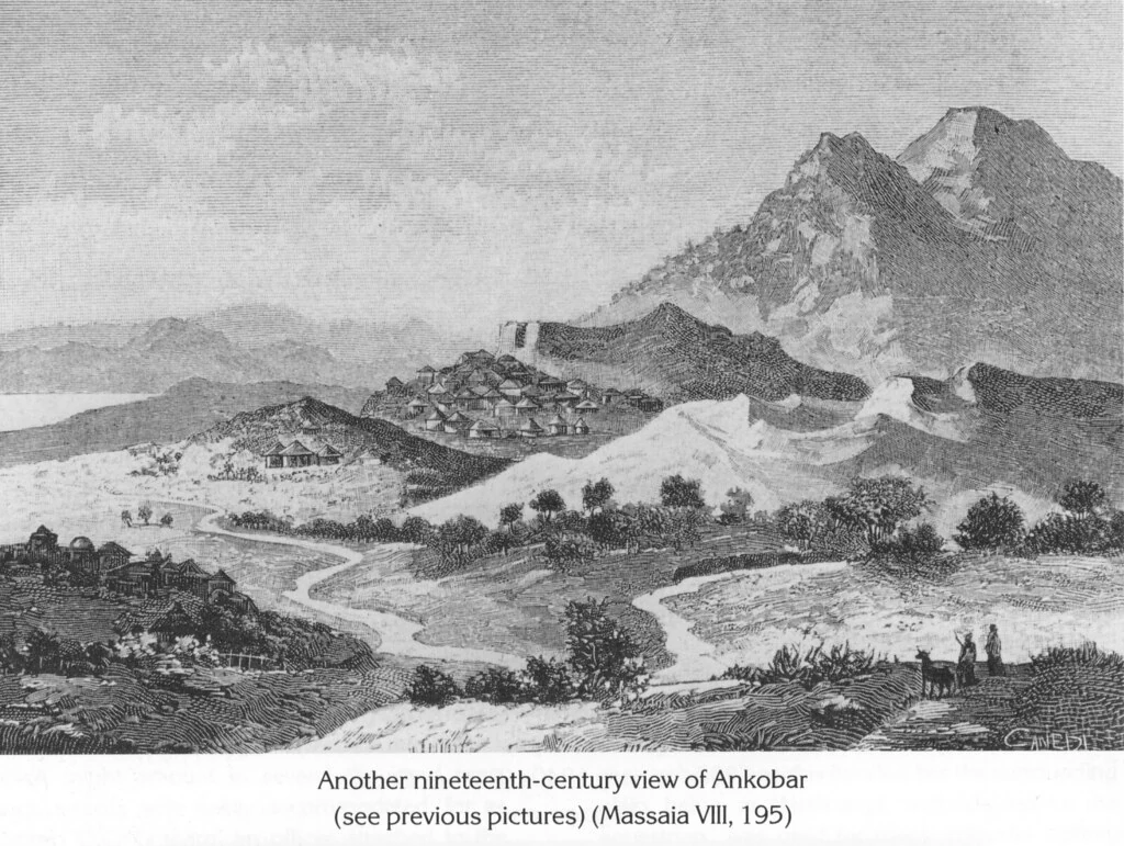 Another nineteenth-century view of Ankobar (see previous pictures) (Massaia VIII, 195)