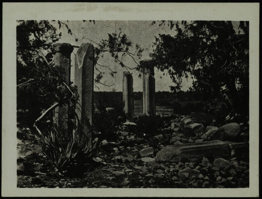 Il tempio di Mariam Uachiro nel Cohaito (da Marinelli- Dainelli: Viaggo nella Colonia Eritrea, 1912)