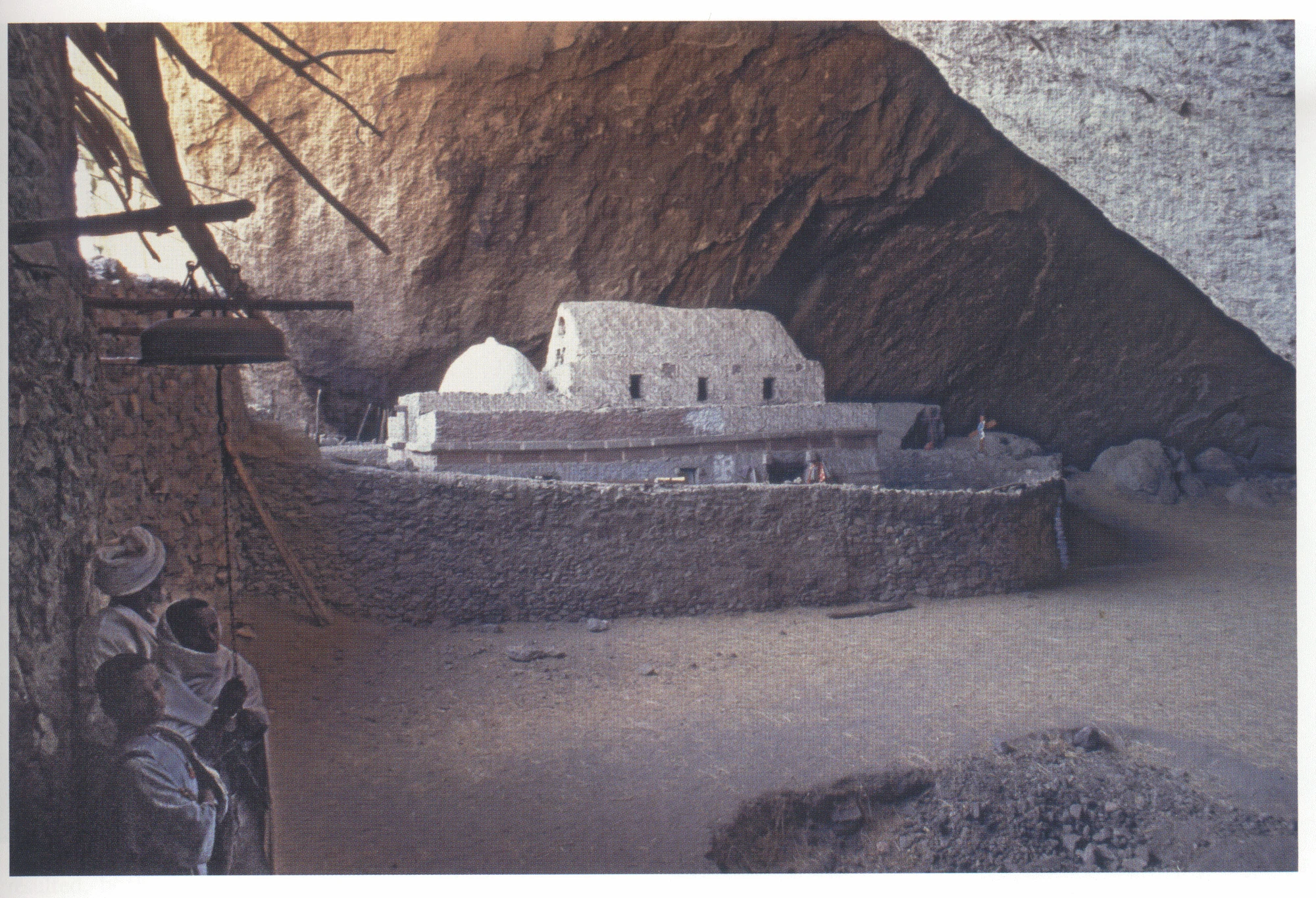 110 Makina Madhane Alem, general view of the church within the cave, from the north-northeast, 2006.