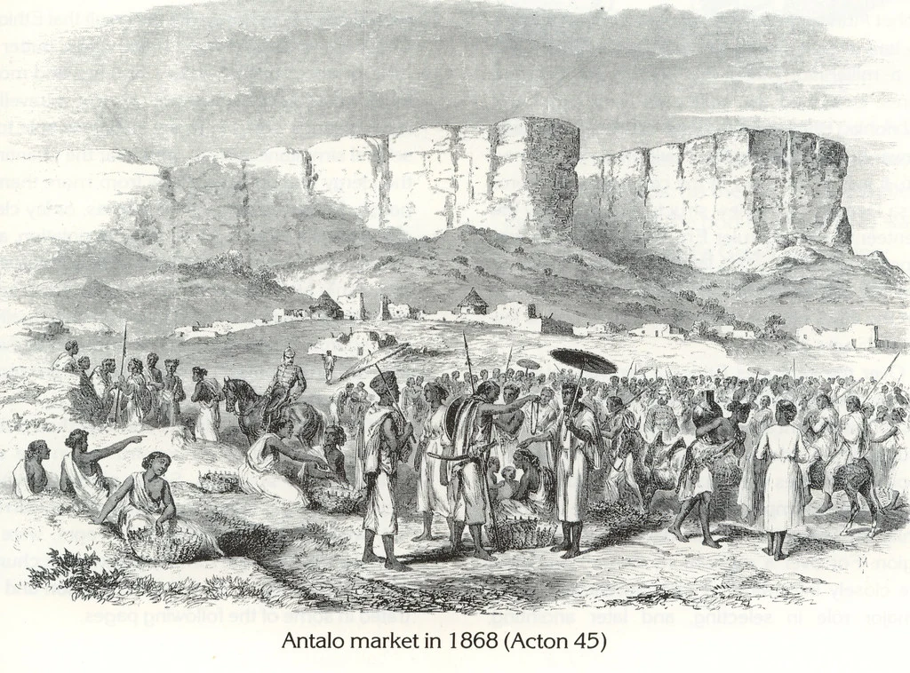 Antalo market in 1868 (Acton 45)