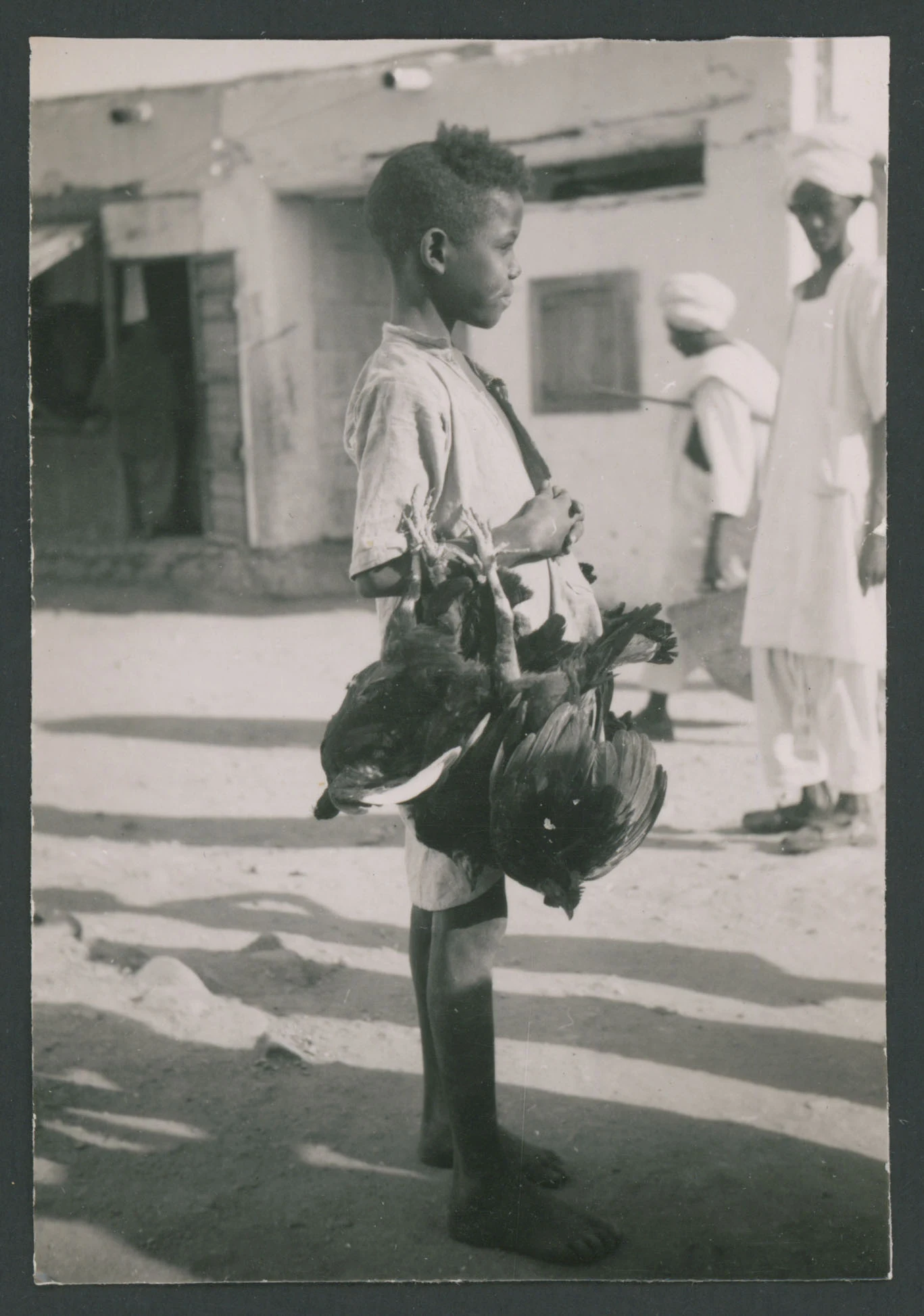 Bambino ad Asmara (Eritrea)
1 provino fotografico : gelatina a sviluppo
Titolo ricavato da nota manoscritta sul verso
Nota manoscritta sul vesto: Asmara; 22
Scritta su carta fotografica sul verso: Velox