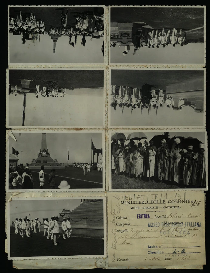 Visita al Monumento ai Caduti di Adua. 2/10/32