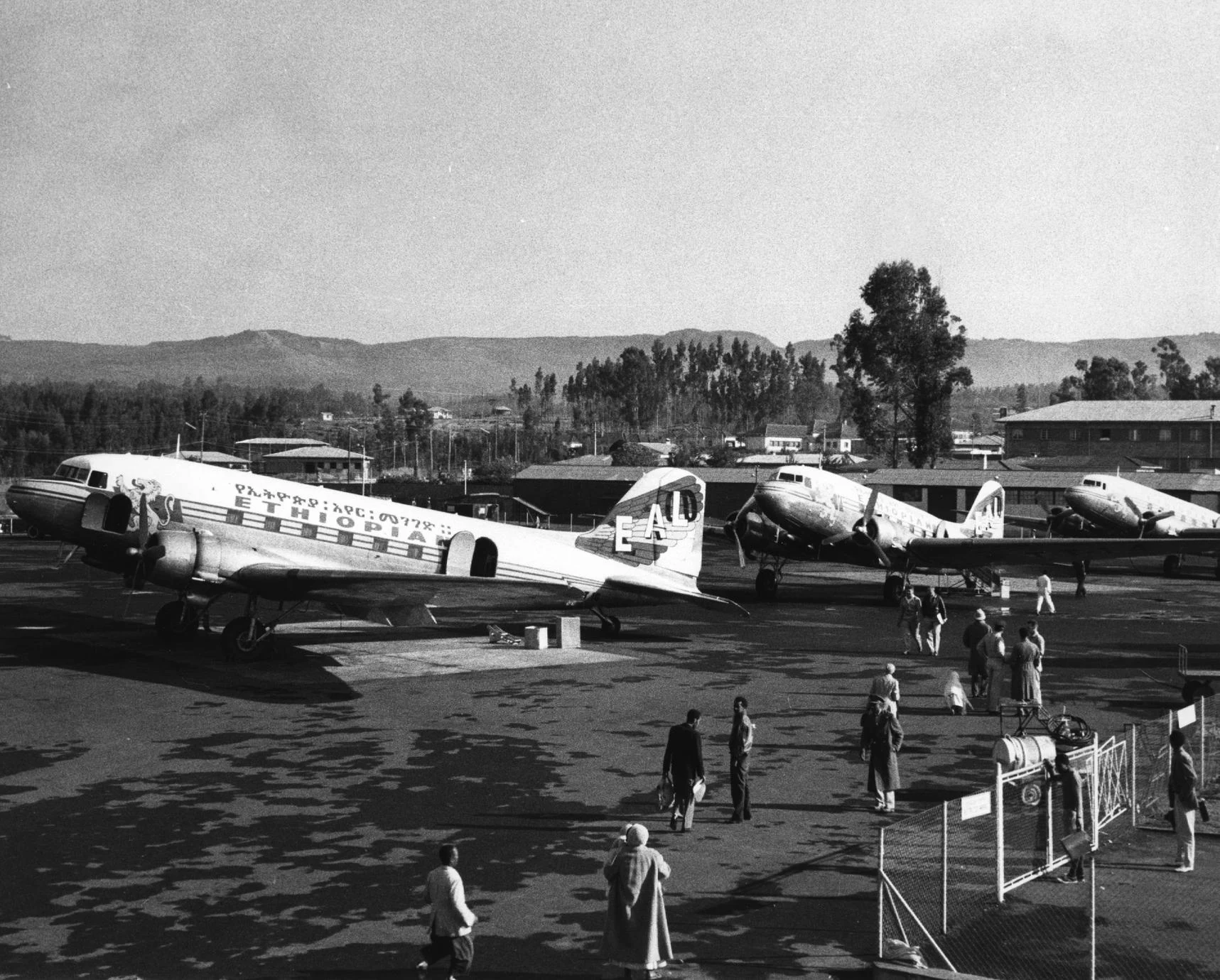 Ethiopian Airlines Planes at Old Addis Ababa Airport