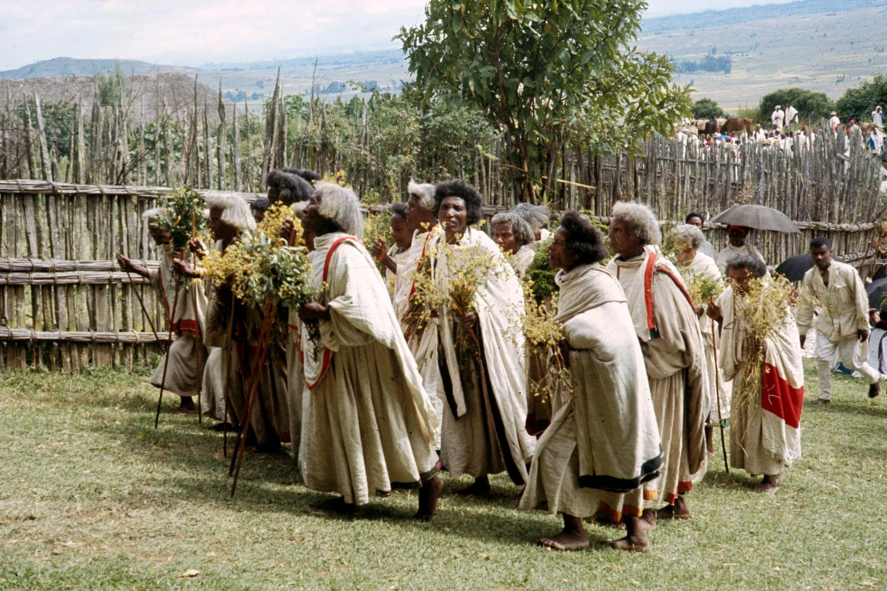 Old Women in Following of the Spirit Medium (K'allu)