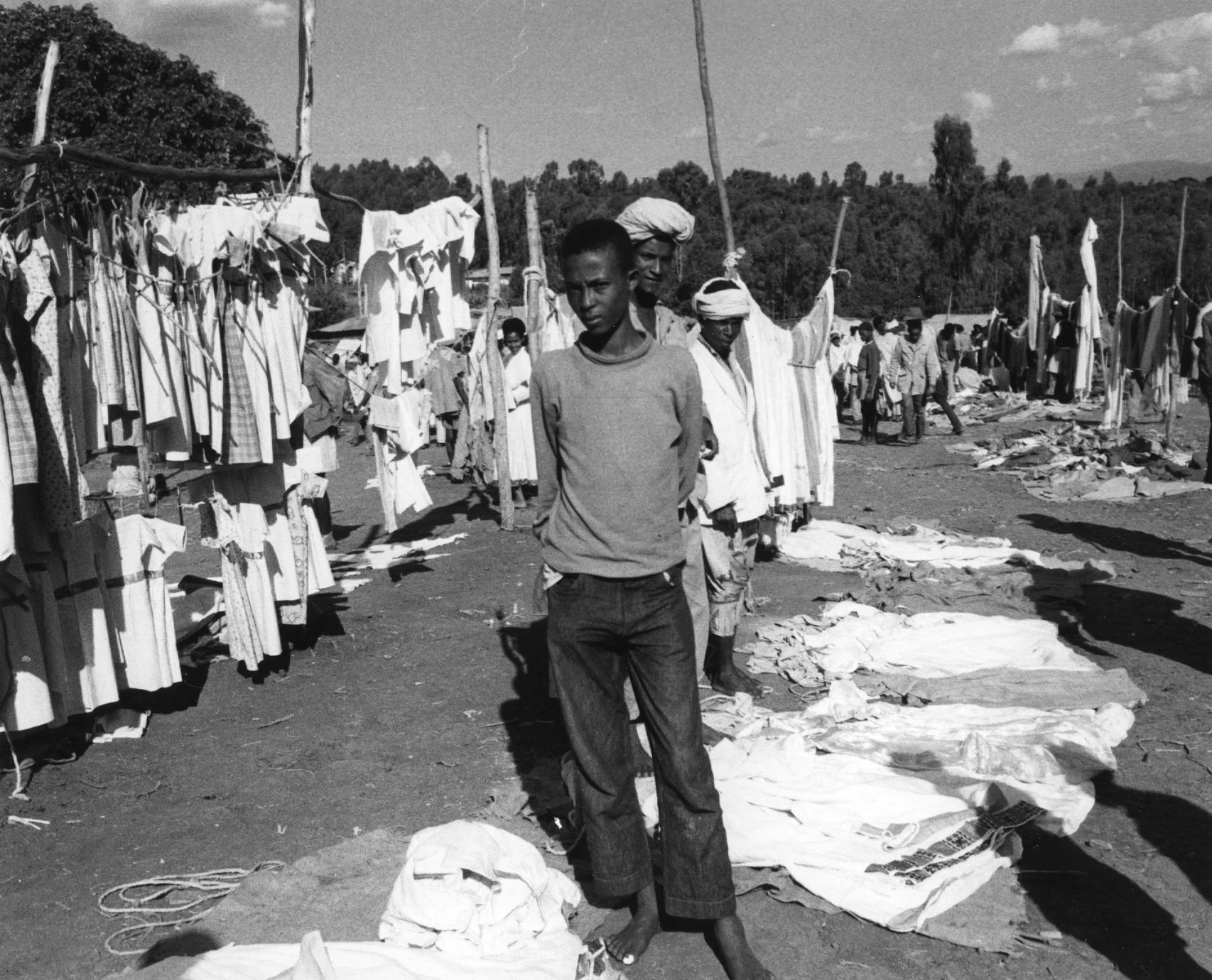 Clothing Vendors at Periodic Markets