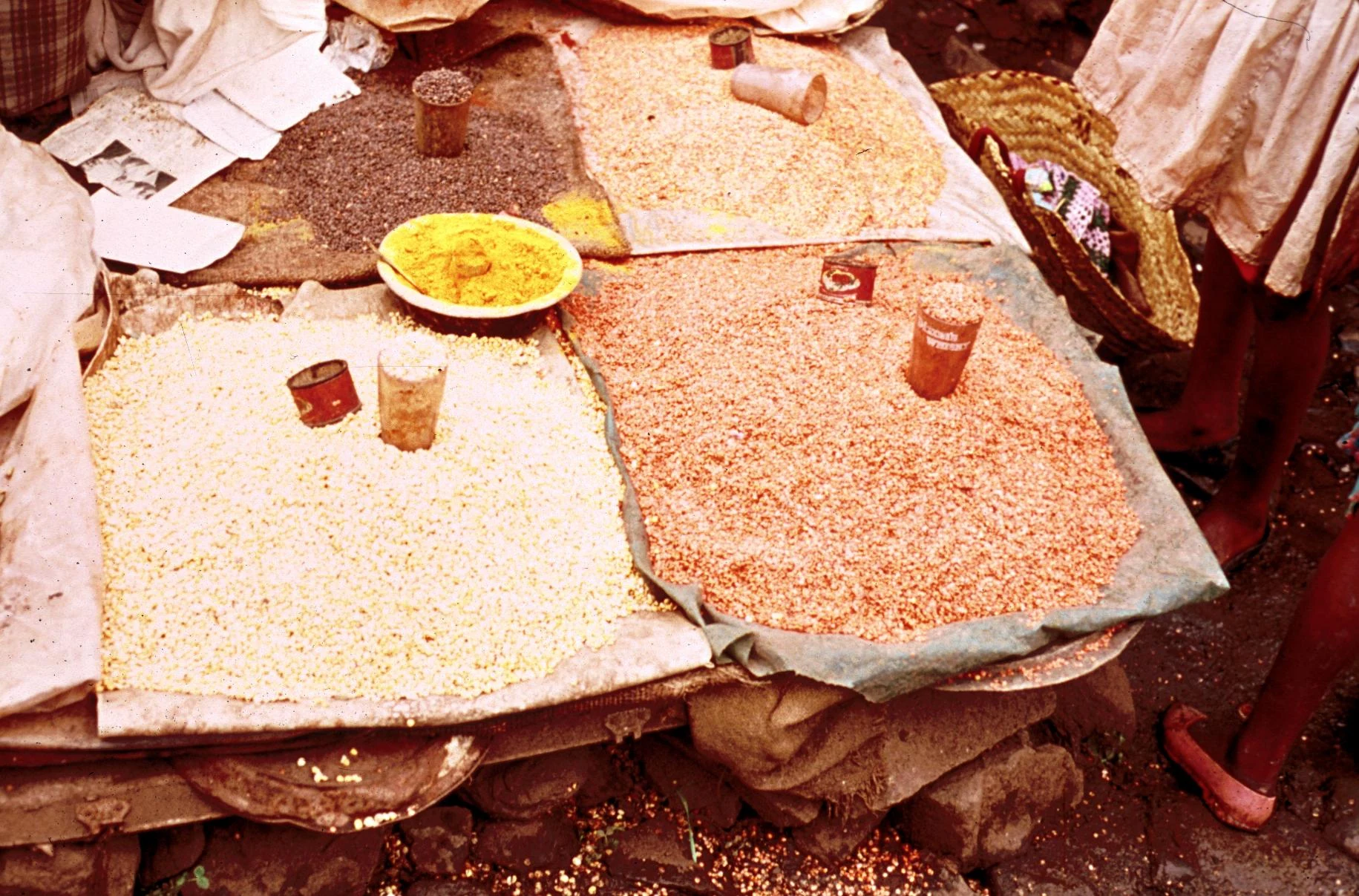 Various Grains at Merkato Market