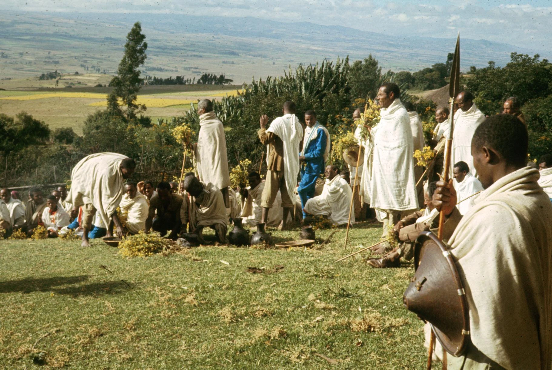 Supplicants Bringing Flower Offerings