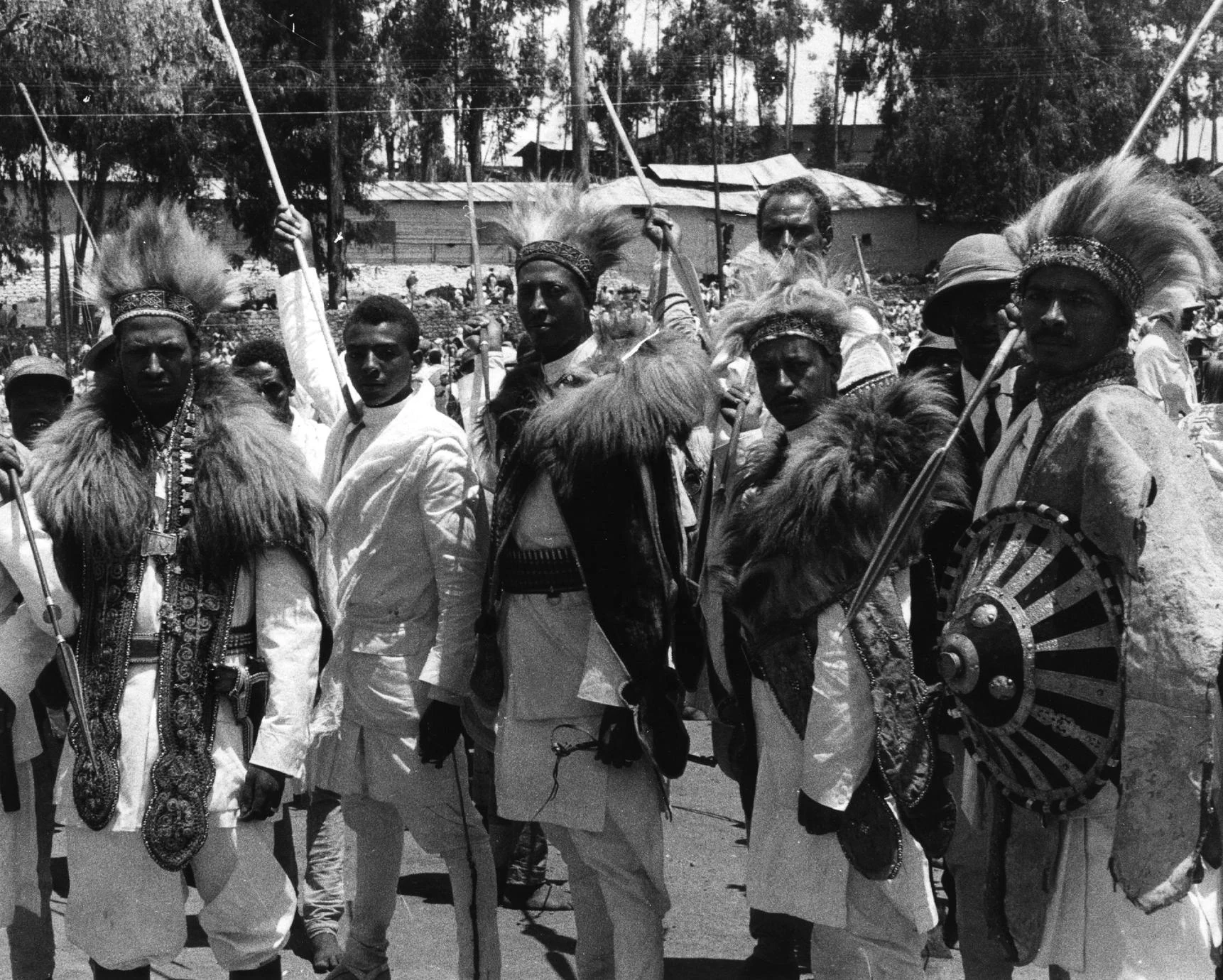 Oromos with Spears at Celebration