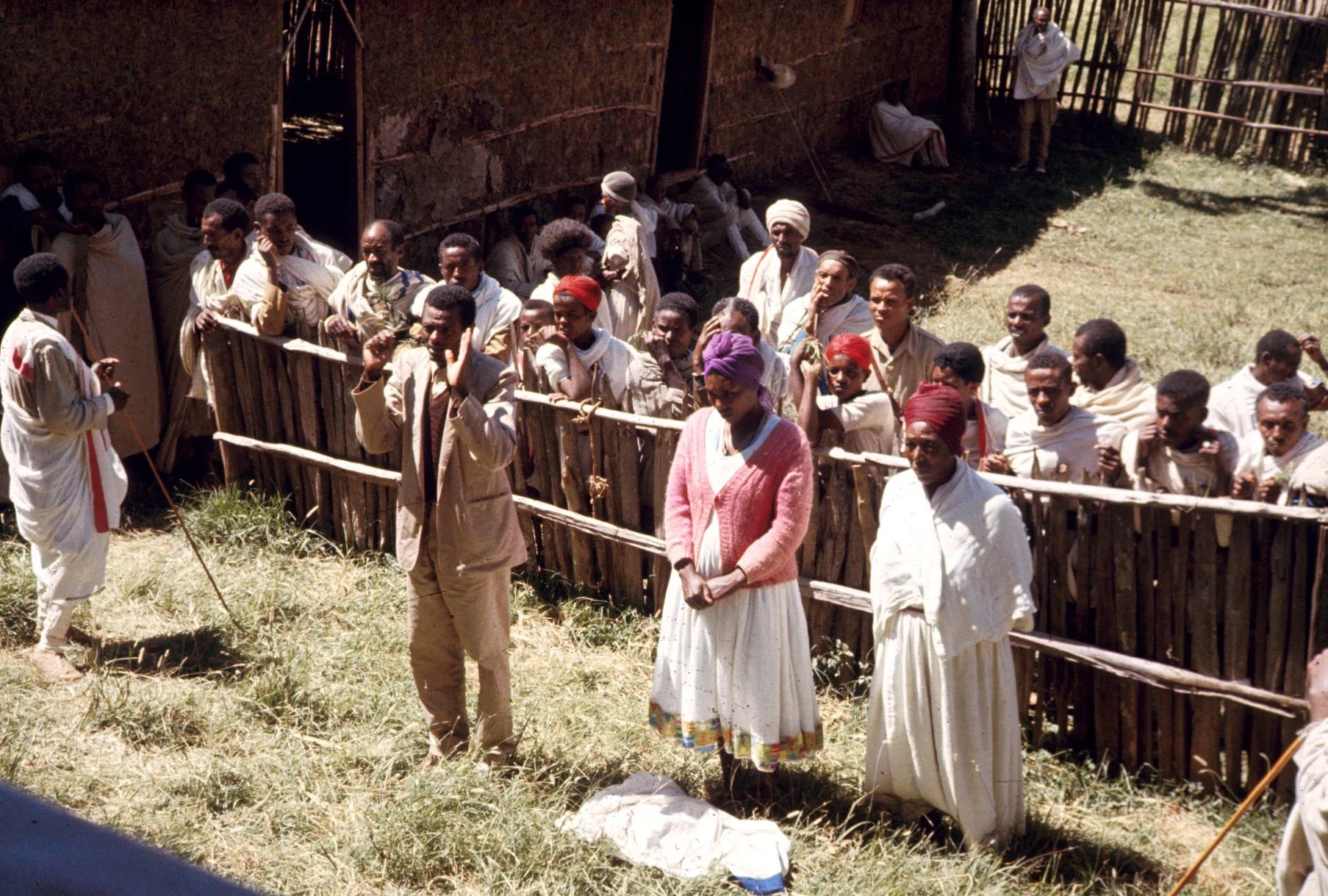 Spectators, Sergeant of Arms, and Judges at Oromo Court Case